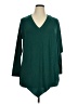 Soft Surroundings Green 3/4 Sleeve Top Size XL - photo 1