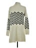 Sioni Chevron-herringbone Ivory Cardigan Size S - photo 2