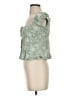 Thirty/Thirty 100% Rayon Green Short Sleeve Blouse Size S - photo 5