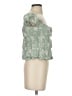 Thirty/Thirty 100% Rayon Green Short Sleeve Blouse Size S - photo 4