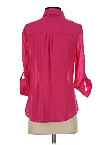 B.wear 3/4 Sleeve Button-Down Shirt (view 2)