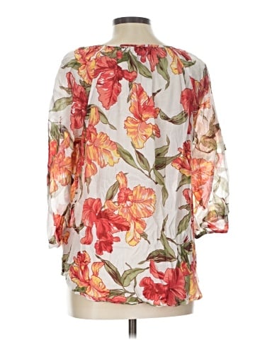 Chaps 3/4 Sleeve Blouse (view 1)