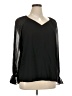Anne Klein Black Long Sleeve Blouse Size XL - photo 1
