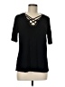 Daniel Rainn Black Short Sleeve Top Size M - photo 1