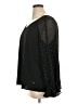 Anne Klein Black Long Sleeve Blouse Size XL - photo 5