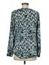 Candie's 100% Polyester Teal Long Sleeve Blouse Size M - photo 2