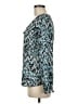 Candie's 100% Polyester Teal Long Sleeve Blouse Size M - photo 5
