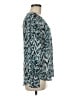 Candie's 100% Polyester Teal Long Sleeve Blouse Size M - photo 4