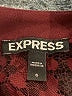 Express 100% Polyester Burgundy Cocktail Dress Size 6 - photo 7