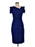 Miusol Solid Blue Cocktail Dress Size M - photo 1