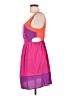 Roxy 100% Polyester Color Block Purple Casual Dress Size L - photo 5
