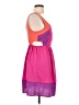 Roxy 100% Polyester Color Block Purple Casual Dress Size L - photo 4