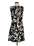 St. John Graphic Black Cocktail Dress Size 6 - photo 2
