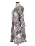 Connected Apparel Argyle Gray Casual Dress Size 14 - photo 5