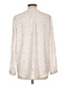 dalia Polka Dots Ivory Long Sleeve Blouse Size L - photo 2