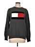 Tommy Hilfiger 100% Cotton Color Block Gray Pullover Sweater Size L - photo 1