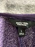 Simply Vera Vera Wang Purple Pullover Sweater Size L - photo 7