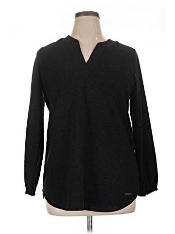 Anne Klein Long Sleeve Blouse (view 1)
