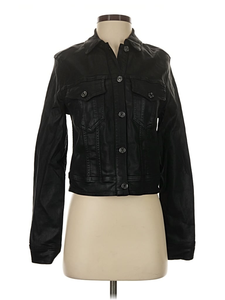 Pre-owned 7 For All Mankind Jacket In Black