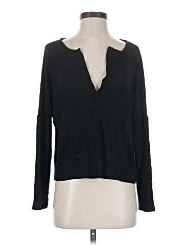 JLUXLABEL Long Sleeve Henley (view 1)