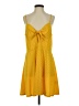 Express Polka Dots Yellow Casual Dress Size S - photo 1