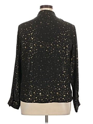 Allegra K Long Sleeve Blouse (view 2)
