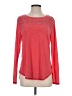 Seven7 Red Long Sleeve Top Size S - photo 1