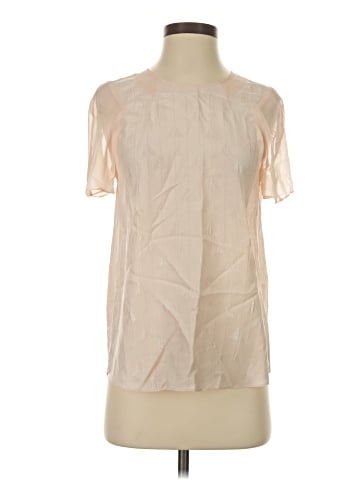 Rebecca Taylor Short Sleeve Silk Top (view 1)