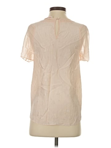 Rebecca Taylor Short Sleeve Silk Top (view 2)