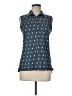PETER MILLAR Blue Sleeveless Blouse Size M - photo 1