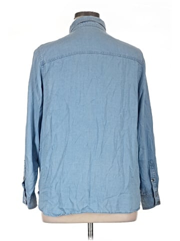 CALVIN KLEIN JEANS Long Sleeve Button-Down Shirt (view 2)