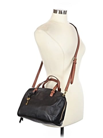 Fossil Leather Satchel (view 2)