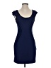 Express Solid Blue Cocktail Dress Size 4 - photo 1