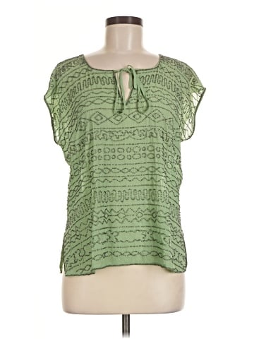 Gryphon New York Short Sleeve Silk Top (view 1)