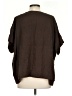 bryn WALKER 100% Linen Brown Short Sleeve Blouse Size S - photo 2