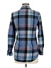 Full Tilt 100% Rayon Plaid Blue Long Sleeve Button-Down Shirt Size M - photo 2