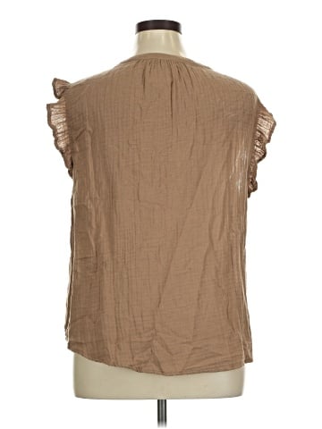 Cosmic Blue Love Short Sleeve Blouse (view 2)