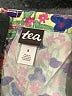 Tea 100% Cotton Hearts Yellow Dress Size 8 - photo 3