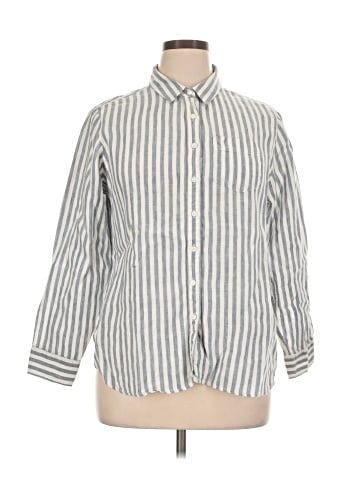 L.L.Bean Long Sleeve Button-Down Shirt (view 1)