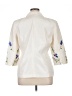 Travis Ayers Ivory 3/4 Sleeve Button-Down Shirt Size 0X (estimated) - photo 2