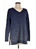Soma Metallic Blue Pullover Sweater Size M - photo 1