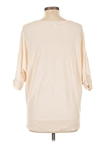 Ann Taylor LOFT Outlet 3/4 Sleeve T-Shirt (view 2)