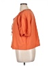 Everlane 100% Cotton Orange Short Sleeve Blouse Size XL - photo 5