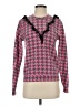 Sol Angeles Houndstooth Pink Pullover Sweater Size XS - photo 1
