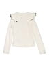 Zara Ivory Long Sleeve Top Size 9 - 10 - photo 1