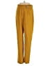 Bebop Solid Yellow Casual Pants Size S - photo 1