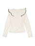 Zara Ivory Long Sleeve Top Size 9 - 10 - photo 2