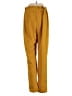 Bebop Solid Yellow Casual Pants Size S - photo 2