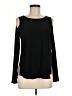 Sympli Black Long Sleeve Top Size 6 - photo 1