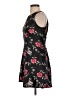 D.B.Y. Ltd 100% Polyester Floral Black Casual Dress Size 3 - photo 5